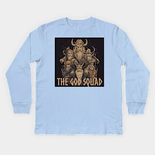 The God Squad Norse Mythology Asgardians Kids Long Sleeve T-Shirt